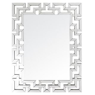 Surya Decorative Wall Mirror   Silver