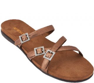 Aerosoles Embellished Slide Sandals   Disc E Business —