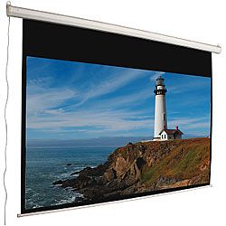 Mustang Electric 92 inch 169 Matte White Projector Screen   12253820