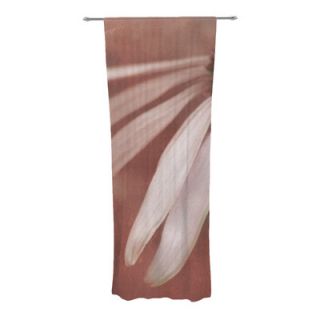 Copper and Pale Pink Curtain Panels by KESS InHouse