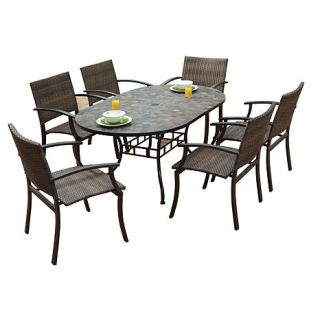 Home Styles Stone Harbor 7 piece Outdoor Dining Set   7204118
