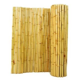 Backyard X Scapes 3 ft. H x 8 ft. W x 1 in. D Natural Rolled Bamboo Fence HDD BF03