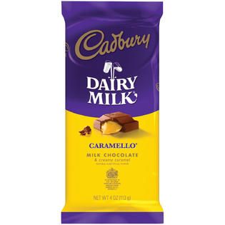 Cadbury Caramello Milk Chocolate Candy Bar 4 WRAPPER   Food & Grocery