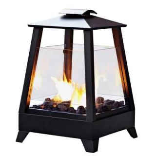 Real Flame Sonoma 20 in. Gel Fuel Outdoor Fireplace in Black DISCONTINUED 2950