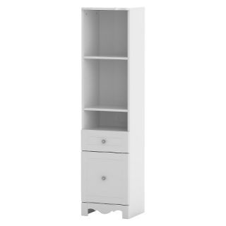 Nexera Pixel Bookcase Tower   White (60)