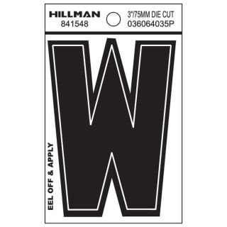 The Hillman Group 3 in Black House Letter W
