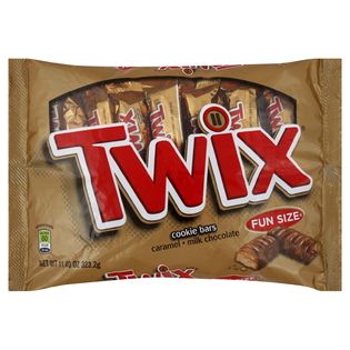 Twix  Cookie Bars, Fun Size, 11.4 oz (323.2 g)