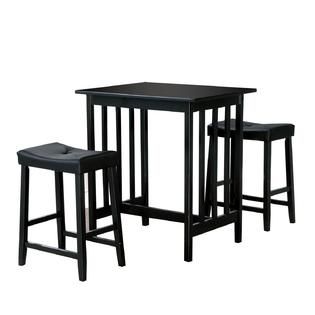 Oxford Creek  3 pcs breakfast set in black finish