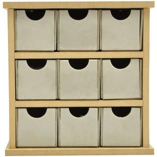 Beyond The Page MDF Mini Drawers 6X5.75X2.25   Home   Crafts