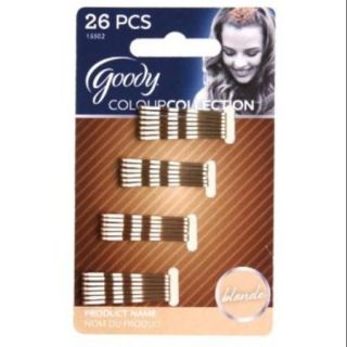 Goody Colour Collection Bobby Pins, Blonde, 26 count