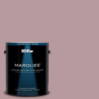 BEHR MARQUEE 1 gal. #PMD 71 Twilight Blush Satin Enamel Exterior Paint 945401