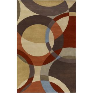 Artistic Weavers Lismore Brown Rectangular Indoor Tufted Area Rug (Common 8 x 11; Actual 96 in W x 132 in L x 2.4 ft Dia)
