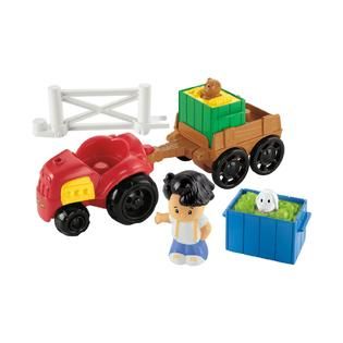 Fisher Price Little People Farm Tractor and Trailer Play Set   Toys