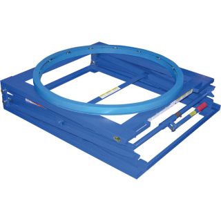 Vestil Adjustable Pallet Stand with Carousel — 4000-Lb. Capacity, Model# PS-4045/CA  Pallet Stands