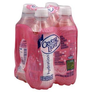 Crystal Light Hydration Beverage, Pink Lemonade, 4   16 oz (1 pt) 473
