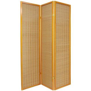 Oriental Furniture 6 ft. Tall Serenity Shoji Screen   3 Panel   Honey