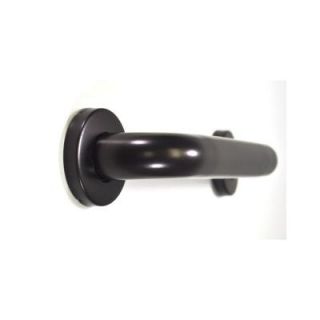 WingIts Premium 12 in. x 1.5 in. Polyester Painted Stainless Steel Grab Bar in Oil Rubbed Bronze (15 in. Overall Length) WGB6YS12ORB
