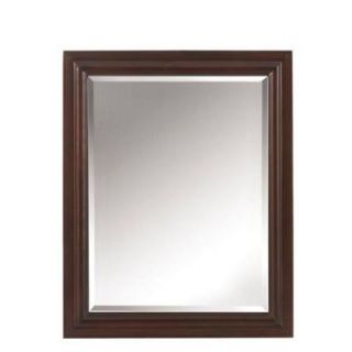 Home Decorators Collection Halifax 30 in. L x 24 in. W Framed Wall Mirror in Espresso 2823800800