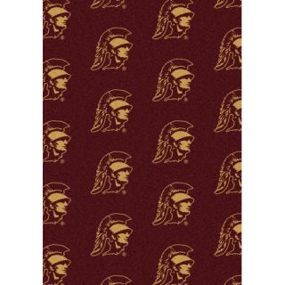 College Repeating NCAA Southern California Novelty Rug