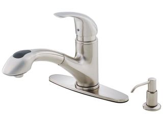 Danze D454612 Melrose Single Handle Low Lead Kitchen Faucet With Pull Out Spout