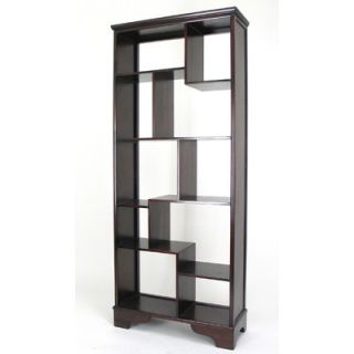 10 Compartment Geometric 78 Bookcase by Wayborn