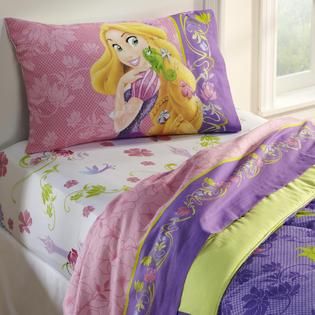 Disney Girls Tangled Twin Sheet Set   Home   Bed & Bath   Bedding