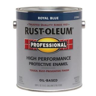 Rust Oleum Professional 1 gal. Royal Blue Gloss Protective Enamel (Case of 2) 215964