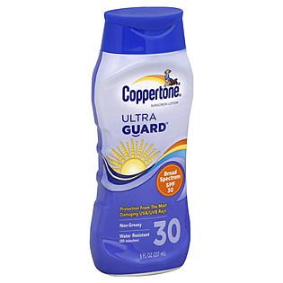 Coppertone UltraGuard Sunscreen Lotion, SPF 70+, 8 fl oz (237 ml)