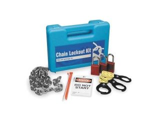 BRADY LK042R Portable Lockout Kit,Filled,17