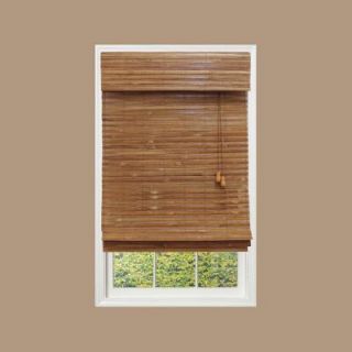 Home Decorators Collection Honey Bamboo Weave Roman Shade   35 in. W x 72 in. L 0258535