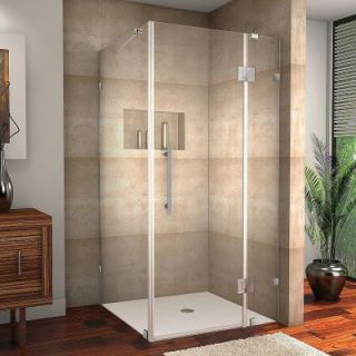 Aston Avalux 36 in. x 34 in. x 72 in. Completely Frameless Shower Enclosure in Chrome SEN987 CH 3634 10