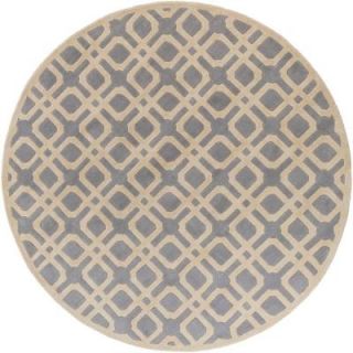 Artistic Weavers Transit Madison Light Blue 3 ft. 6 in. x 3 ft. 6 in. Round Indoor Area Rug AWMD2105 36RD