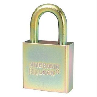 AMERICAN LOCK A5200GLNKAS10 Government Padlock Set, 1 1/8 in. Shckl H