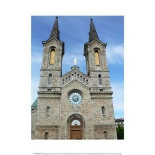 Medieval Church Poster Print (8 x 10)