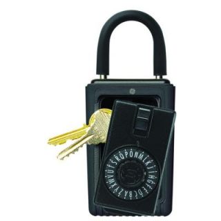 Kidde Portable 3 Key Box with Spin Dial Combination Lock, Black 000524