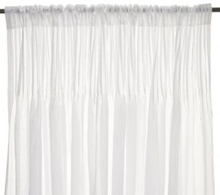 Dennis Basso Set of 2 120 Sheer Pleated Curtains —