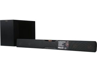 Klipsch R10B 2 Way Soundbar With 8" Wireless Subwoofer (Black)