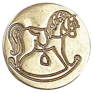 Decorative Rocking Horse Sealing Wax Coin