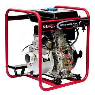 Amico Power Corp 132.08 GPM Diesel Semi Trash Water Pump with Electric