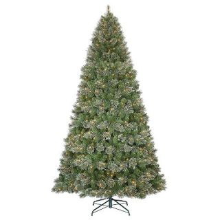 ft. Pre Lit Virginia Pine Artificial Christmas Tree  Clear Lights