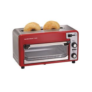 Hamilton Beach Brands Inc. Red Toastation Toaster and Oven Ensemble