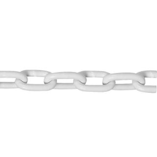 Campbell Commercial 1 ft 5/16 in Welded Galvanized and White Polycoat Steel Chain (By The Foot)