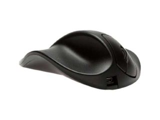 Hippus Handshoe Left Handed Ergonomic Mouse Wireless Black Medium  M2UB Left