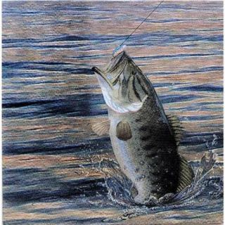Gone Fishin' Beverage Napkins (16 Pack)   Party Supplies