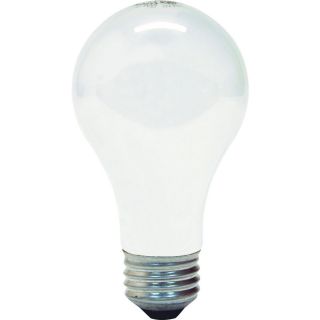 GE 6 Pack 43 Watt A19 Medium Base (E 26) Bright White Dimmable Incandescent Light Bulbs