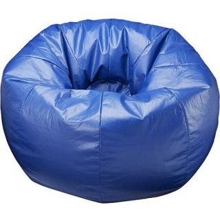 132" Round Extra Large Shiny Bean Bag, Multiple Colors