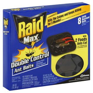 Raid  Max Ant Baits, Double Control, 8 baits [0.56 oz (15.86 g)]