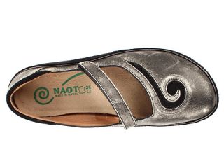 Naot Footwear Matai Metal Leather/Black Suede