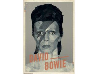 David Bowie Poster Print by American Flat (11 x 16)