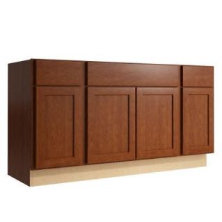 Cardell Pallini 60 in. W x 31 in. H Vanity Cabinet Only in Nutmeg VSB602131.2.AE0M7.C53M